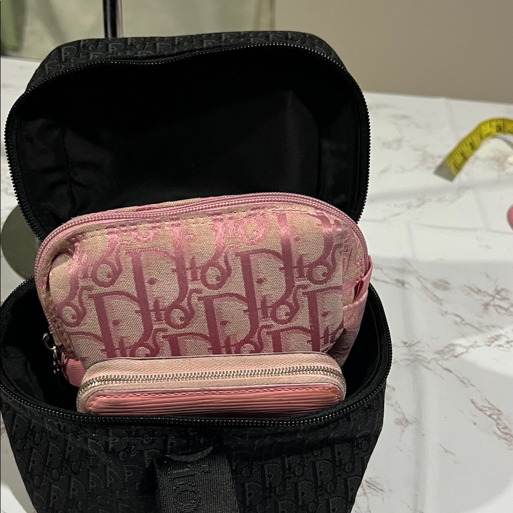 Dior Black Monogram vanity case - Picture 5 of 9